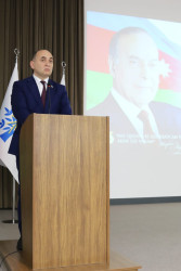 Ümummilli Lider Heydər Əliyevin anadan olmasının 103-cü ildönümünə həsr olunmuş “Heydər Əliyev irsi Azərbaycan xalqının milli sərvətidir” mövzusunda tədbir keçirilib