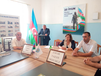 Cəbrayıl rayonunda “Zəfər yazan Ordumuz” mövzusunda tədbir keçirilib