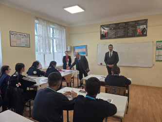 Təhsildən yayınma hallarının qarşısının alınması və davamlı təhsil hüququnun təmin edilməsi məqsədilə ümumtəhsil məktəblərində görüşlər təşkil edilib