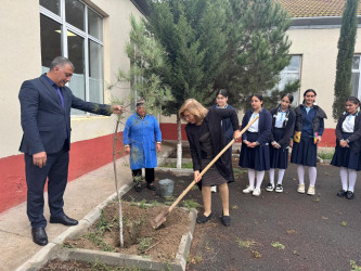 Cəbrayıl rayonunda 8 Noyabr Zəfər Gününün beşinci ildönümü ilə əlaqədar ağacəkmə aksiyası keçirilib