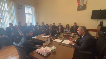 Bakı şəhəri, Nərimanov rayonunda yerləşən Cəbrayıl rayon İcra Hakimiyyətinin qərargahında səyyar görüş-qəbul keçirilib