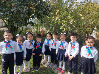 Cəbrayıl rayon 11 saylı Uşaq bağçasının uşaqları şəhid Mustafayev Təhmasib Sərməst  oğlunun ailəsini ziyarət ediblər