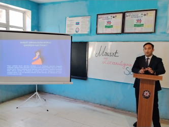 Cəbrayıl rayonunda “Məişət zorakılığı ilə mübarizədə yeganə yol sağlam həyat tərzinin təbliğ olunması və maariflənmənin gücləndirilməsidir” mövzusunda tədbir keçirilib