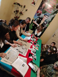 Cəbrayıl rayon 7 saylı Uşaq bağçasının uşaqları Şəhid İsmayılzadə Sevindik Ramil oğlunun ailəsini ziyarət ediblər