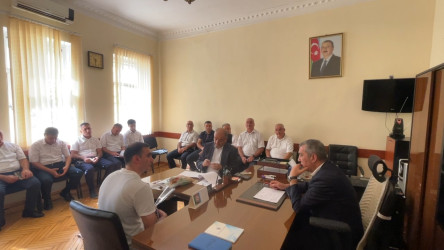 Bakı şəhəri, Nərimanov rayonunda yerləşən rayon qərargahında növbəti səyyar görüş-qəbul keçirilib