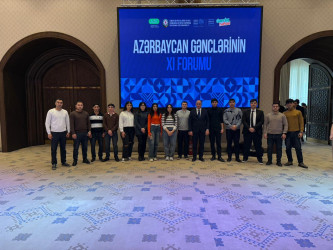 Gənclərimiz  Xankəndi şəhərində keçirilən Azərbaycan Gənclərinin XI forumunda da rayonumuzu təmsil ediblər