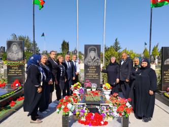 Şəhid Qəhrəmanov Ruhin Əşrəf oğlunun doğum günü qeyd olunub