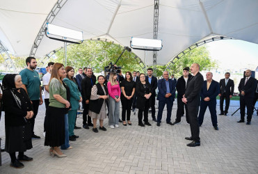 Azərbaycan Respublikasının Prezidenti İlham Əliyev oktyabrın 28-də Cəbrayıl rayonunun Horovlu kəndinin birinci mərhələsinin açılışında iştirak edib