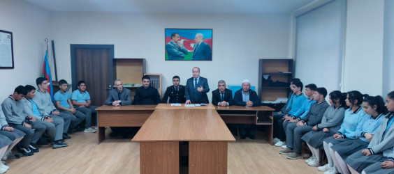 Cəbrayıl rayonunda “Narkomaniya bəşəriyyət üçün təhlükə mənbəyidir” mövzusunda tədbir keçirilib