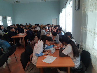 Cəbrayıl rayonunda “Konstitusiya və Suverenlik İli” çərçivəsində  "Kim? Nə? Harda?” adlı intelektual bilik yarışması keçirilib