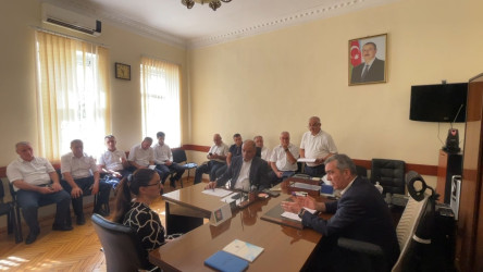 Bakı şəhəri, Nərimanov rayonunda yerləşən rayon qərargahında növbəti səyyar görüş-qəbul keçirilib