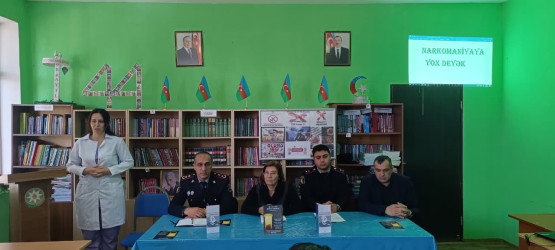 Cəbrayıl rayonunda “Sağlam və xoşbəxt gələcəyə doğru  addımlayaq, narkomaniya və erkən nikaha yox deyək!” mövzusunda tədbir keçirilib