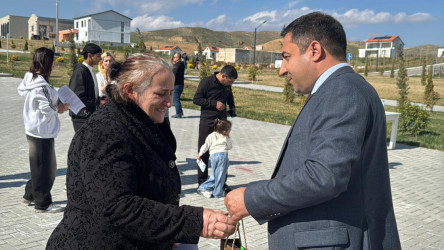 Növbəti köç karvanı Cəbrayılın Horovlu kəndinə yola salınıb