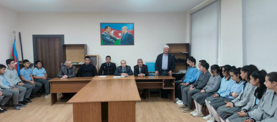 Cəbrayıl rayonunda “Narkomaniya bəşəriyyət üçün təhlükə mənbəyidir” mövzusunda tədbir keçirilib