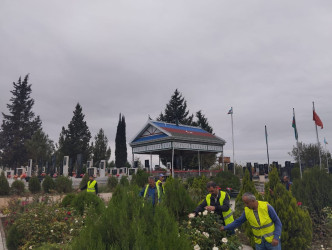 “Təmiz qəsəbəm” devizi altında növbəti təmizlik aksiyası keçirilib