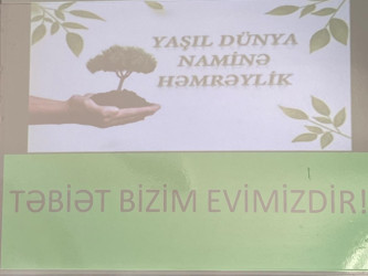 Cəbrayıl rayonunda “Təbiət bizim evimizdir” mövzusunda tədbir keçirilib