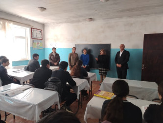 Cəbrayıl rayonunda “Uşaqların zorakılıq və istismar hallarından müdafiəsi” mövzusunda maarifləndirici söhbət aparılıb