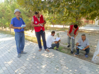 Cəbrayıl rayonunda “Su həyatdır, suya qənaət edək!” adı altında aksiya keçirilib