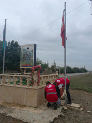 “Təmiz qəsəbəm” devizi altında növbəti təmizlik aksiyası keçirilib