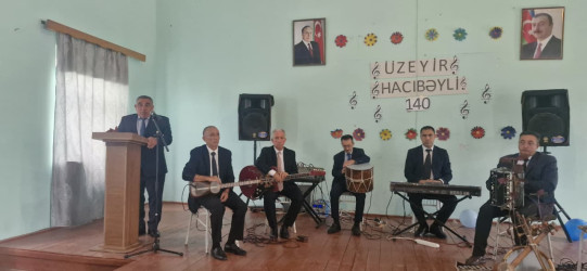 Cəbrayıl rayonunda “Üzeyir Hacıbəyli-140” mövzusunda tədbir keçirilib