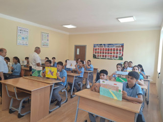 Cəbrayıl rayonunda “Biz sülh istəyirik” mövzusunda rəsm sərgisi təşkil olunub