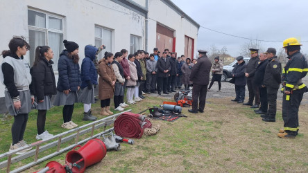 Cəbrayıl rayonunda “1 mart - Ümumdünya Mülki Müdafiə günü” ilə əlaqədar maarifləndirici tədbir keçirilib