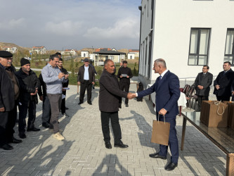 Növbəti köç karvanı Cəbrayıl rayonunun Horovlu kəndinə yola salınıb