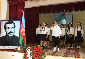 Şəhid, hərbi həkim, baş leytenant Allahverdili Hikmət Əsəd oğlunun yubiley tədbiri keçirilib