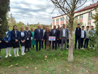 Cəbrayıl rayonunda 8 Noyabr Zəfər Gününün beşinci ildönümü ilə əlaqədar ağacəkmə aksiyası keçirilib