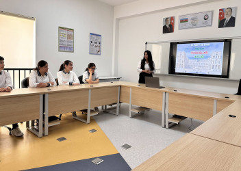 Rayonun ümumtəhsil məktəblərində “İnsan Hüquqları Aylığı” çərçivəsində tədbirlər davam edir