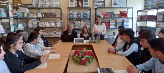 Cəbrayıl rayonunda "Hər kitab bir dünyadır" adlı dəyirmi masa təşkil edilib