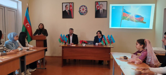 Cəbrayıl rayonunda məzun tələbələrlə görüş keçirilib