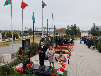 Süleymanov Əyyub Rasim oğlunun şəhadətə yüksəlməsinin beşinci ildönümü ilə əlaqədar anım tədbiri keçirilib