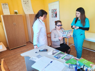 Cəbrayıl rayonunda göz müayinəsi aksiyası keçirilib