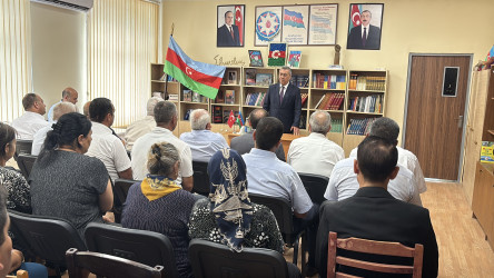 5 saylı Cəbrayıl qəsəbəsində səyyar görüş-qəbul keçirilib