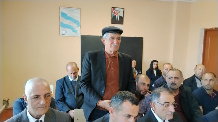 Rayon rəhbəri Saatlı rayonu, Nərimankənd köçkün qəsəbəsində səyyar görüş-qəbul keçirib