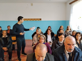 Cəbrayıl rayonunda “Gender əsaslı zorakılığa qarşı 16 günlük fəallıq” kampaniyası çərçivəsində aksiya keçirilib