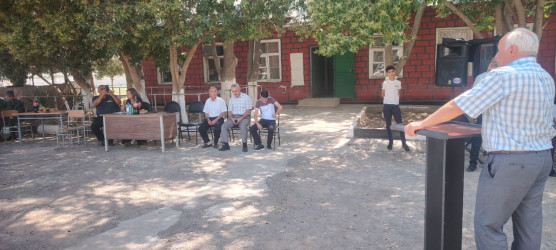“N” saylı hərbi hissədə görüş keçirilib