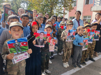 Rayonunun ümumtəhsil məktəblərində 27 sentyabr “Anım günü”nün altıncı ildönümünə həsr olunmuş tədbirlər keçirilib