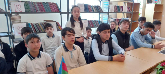 Cəbrayıl rayonunda "Hər kitab bir dünyadır" adlı dəyirmi masa təşkil edilib