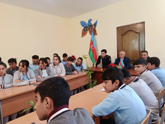 Cəbrayıl rayonunda erkən nikahın və qohumlar arasında nikahın mənfi nəticələrinə dair maarifləndirici tədbirlər davam edir