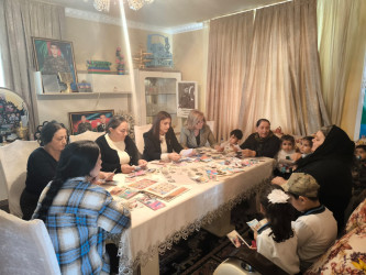 Cəbrayıl rayon 5 saylı Uşaq bağçasının uşaqları Şəhid ailəsini Ziyarət ediblər