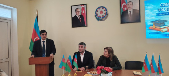 Cəbrayıl rayonunda məzun tələbələrlə görüş keçirilib