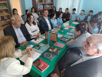 Cəbrayıl rayonunda “Kitabsız bir ömrün nə mənası var” mövzusunda görüş keçirilib