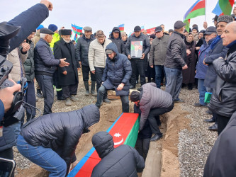 Birinci Qarabağ müharibəsi şəhidi Müşfiq Quliyev dəfn edilib