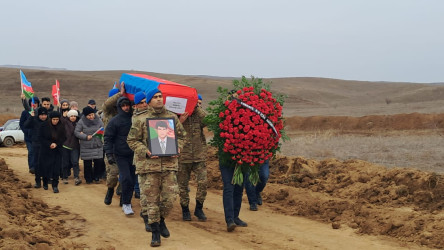 Birinci Qarabağ müharibəsi şəhidi Müşfiq Quliyev dəfn edilib