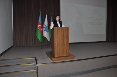 Ümummilli Lider Heydər Əliyevin anadan olmasının 103-cü ildönümünə həsr olunmuş “Heydər Əliyev irsi Azərbaycan xalqının milli sərvətidir” mövzusunda tədbir keçirilib