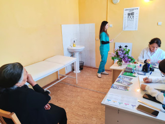 Cəbrayıl rayonunda göz müayinəsi aksiyası keçirilib