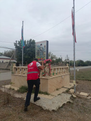 “Təmiz qəsəbəm” devizi altında növbəti təmizlik aksiyası keçirilib