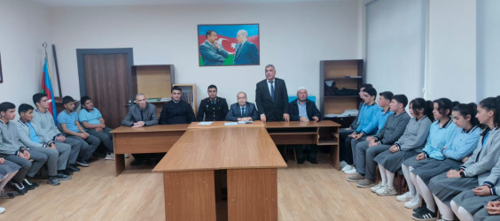 Cəbrayıl rayonunda “Narkomaniya bəşəriyyət üçün təhlükə mənbəyidir” mövzusunda tədbir keçirilib